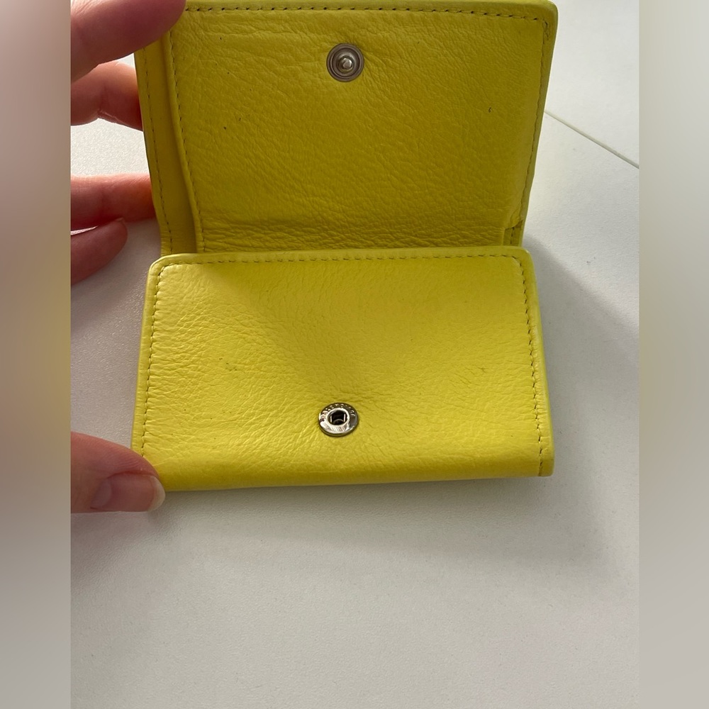 BALENCIAGA Paper Mini Trifold Wallet Purse Leather Made In Italy - Picture 11 of 17